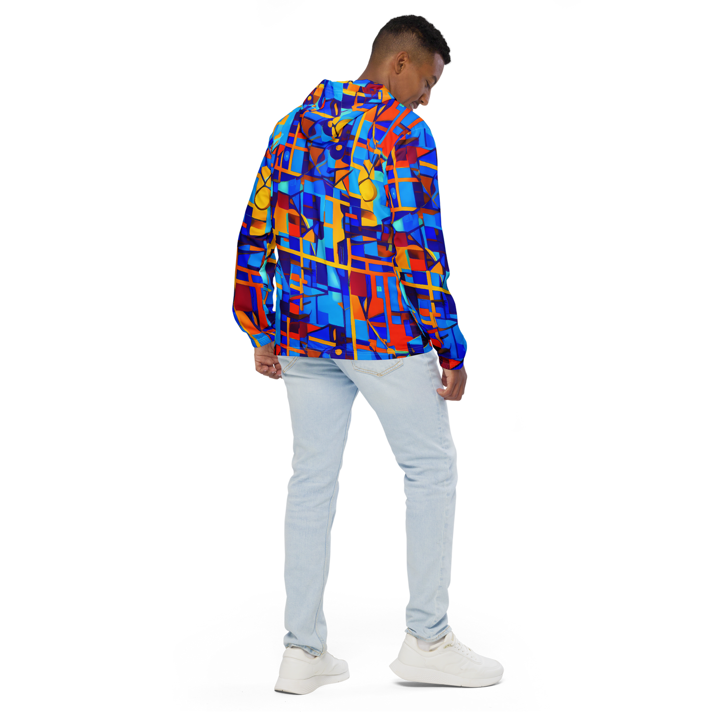 Men's Windbreaker - Radiant Labyrinth