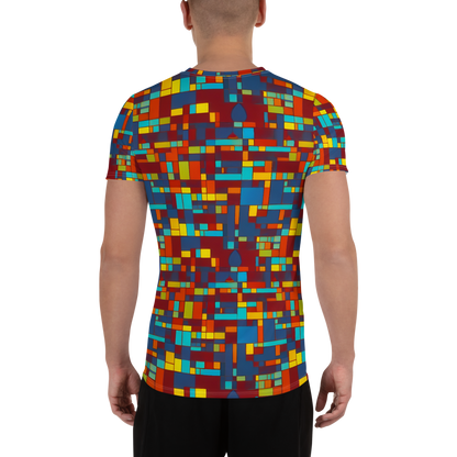 Men's Athletic T-Shirt - Astral Grid