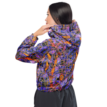 Women's Cropped Windbreaker - Bailly's Twist