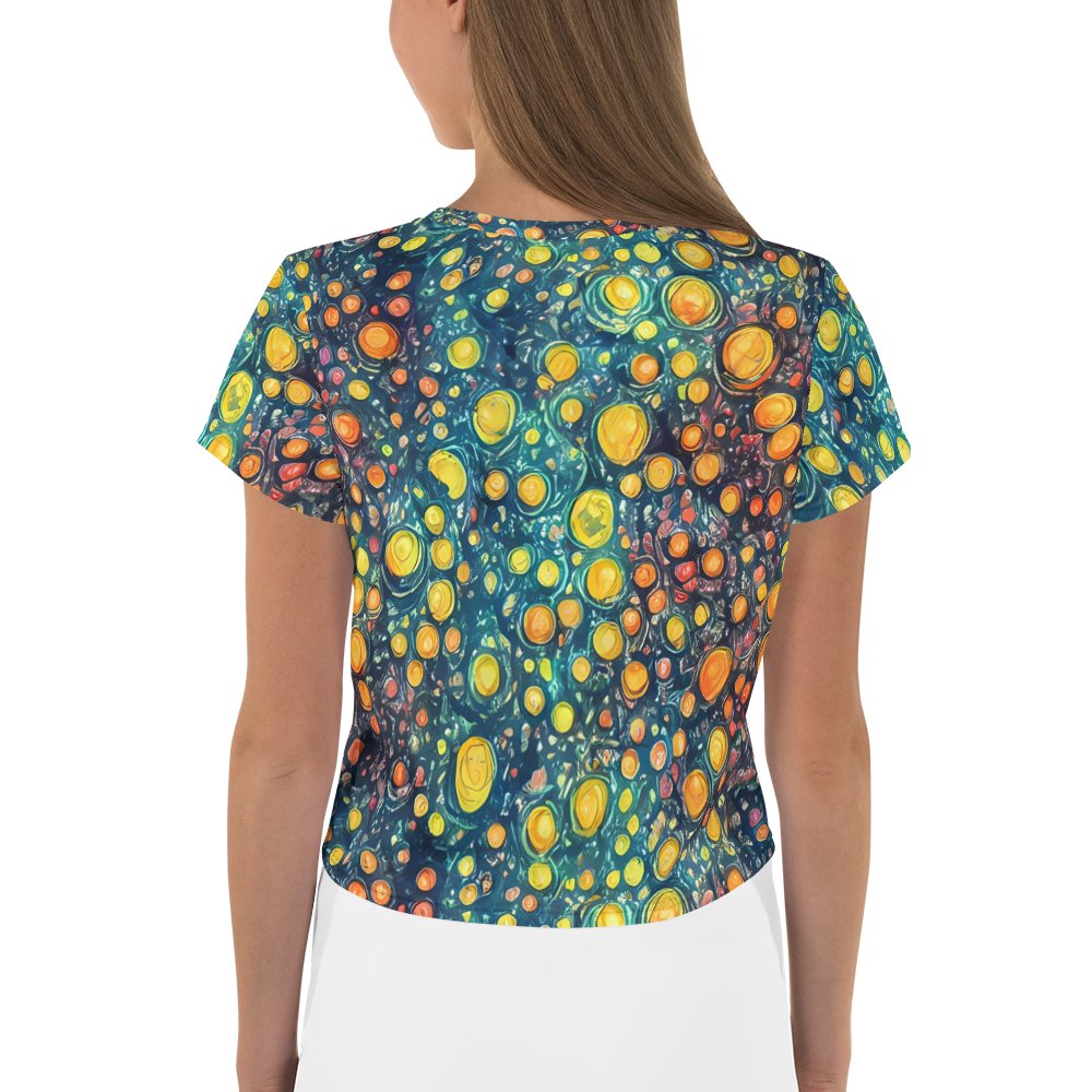 Women's Crop Tee - Starry Orbits