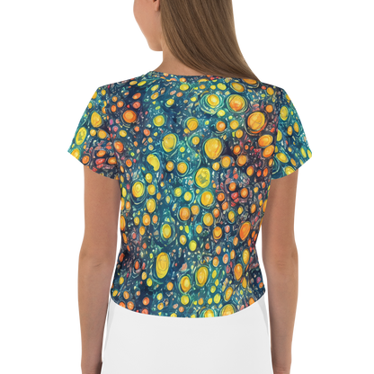 Women's Crop Tee - Starry Orbits