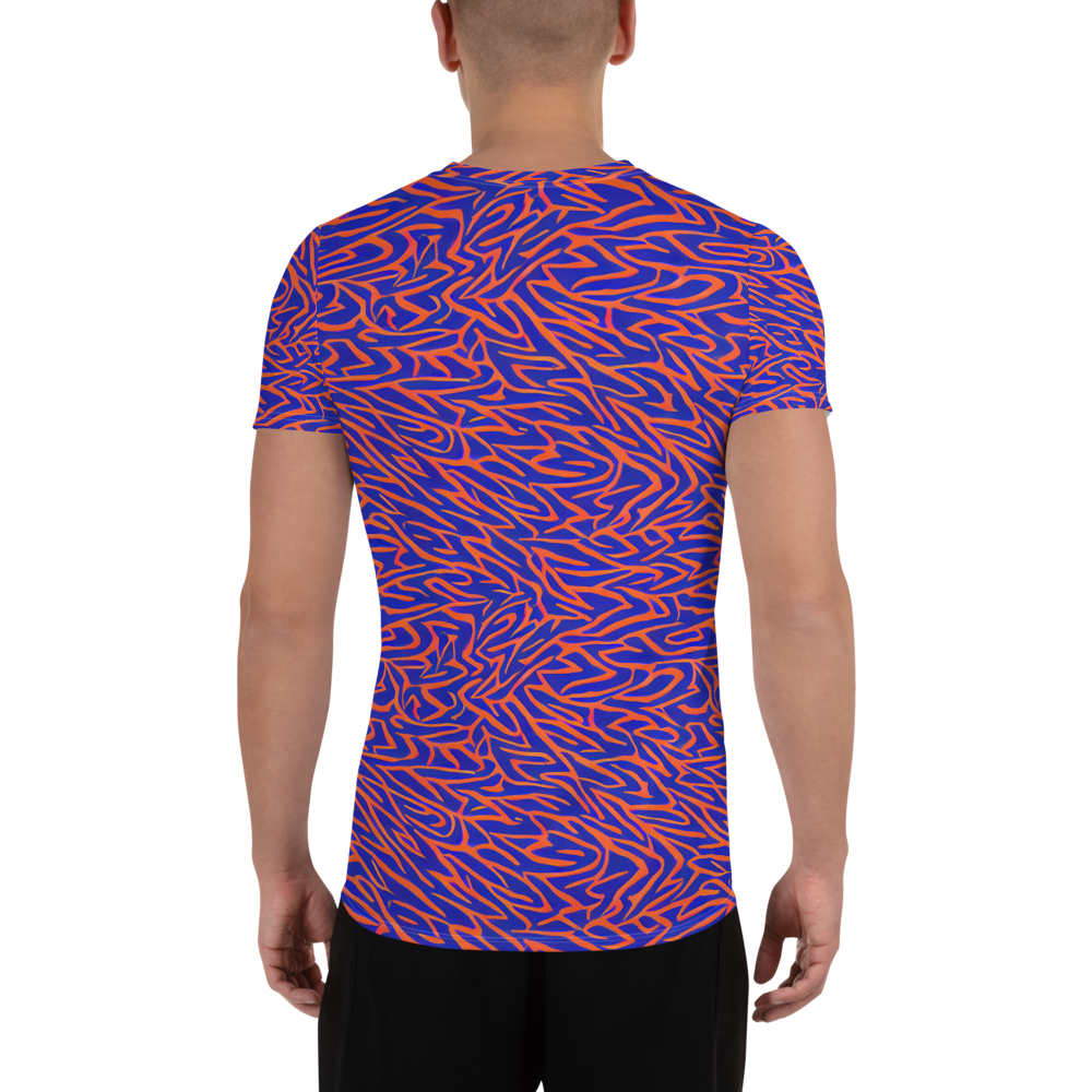 Men's Athletic T-Shirt - Sapphire Swirl