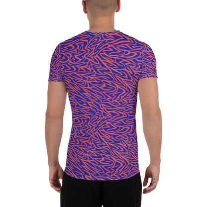 Men's Athletic T-Shirt - Sapphire Swirl