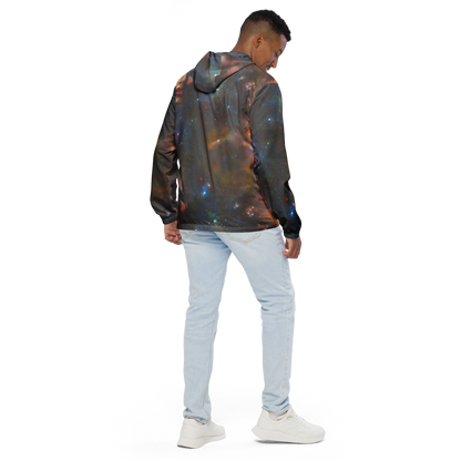 Men's Windbreaker - Gilded Galaxies