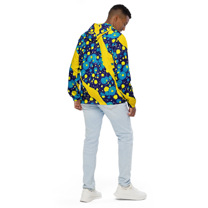 Men's Windbreaker - Starburst Splash