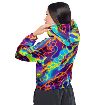 Women's Cropped Windbreaker - Endara Eclipse