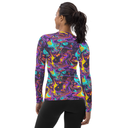 Women's Rash Guard - Hutty Nebula