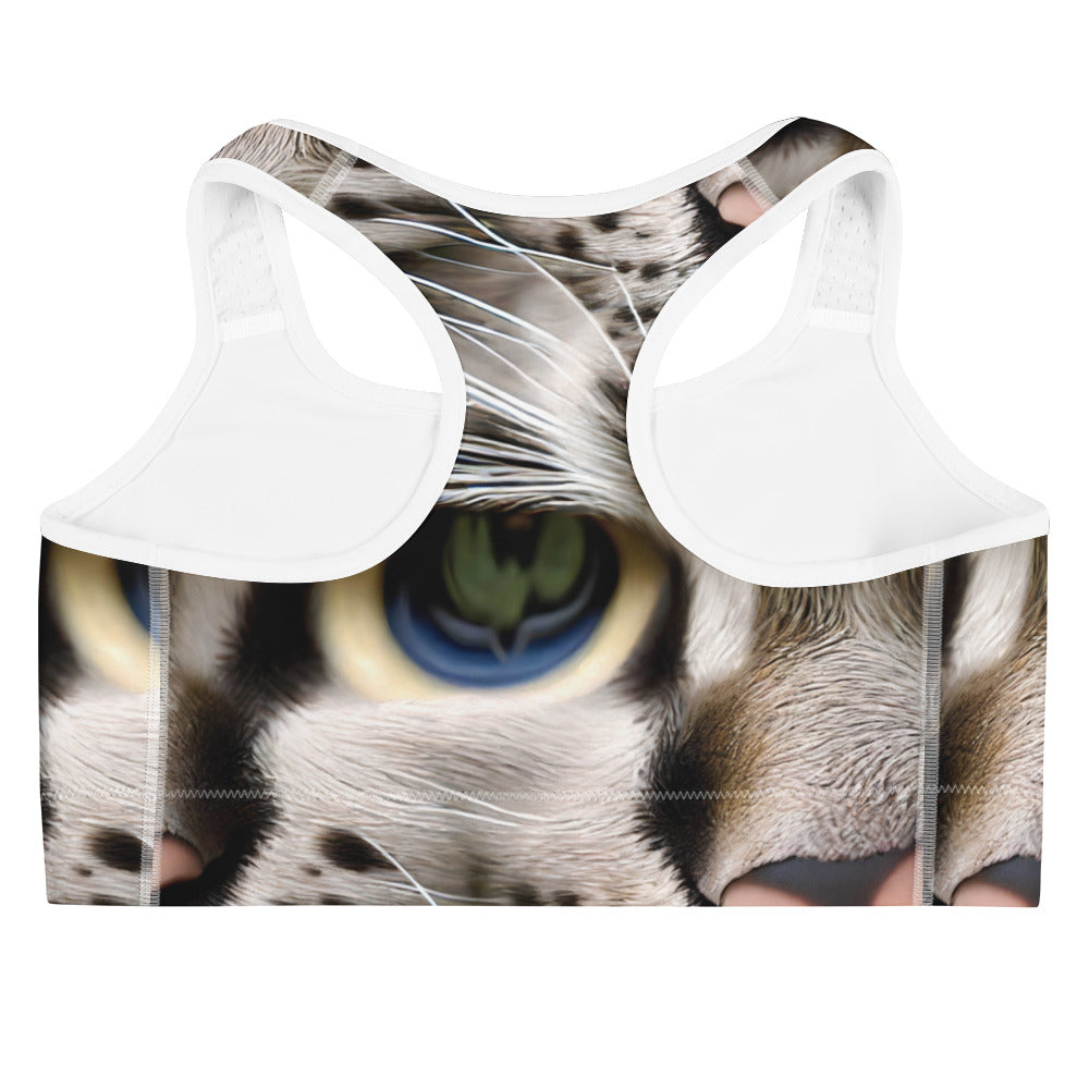 Sports Bra - Feline Mirage