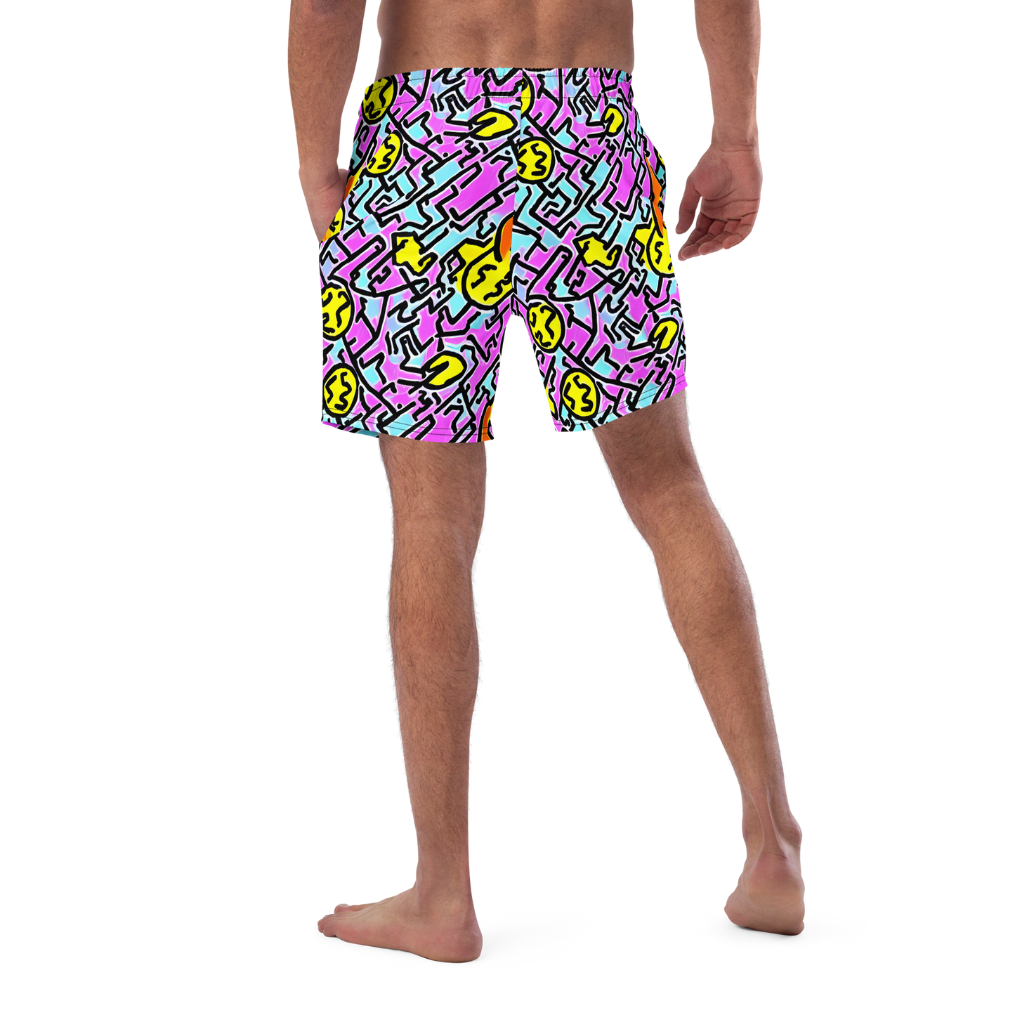 Swim Trunks - Punk Doodles