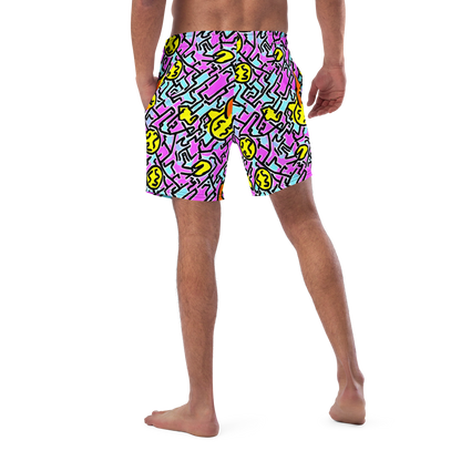 Swim Trunks - Punk Doodles