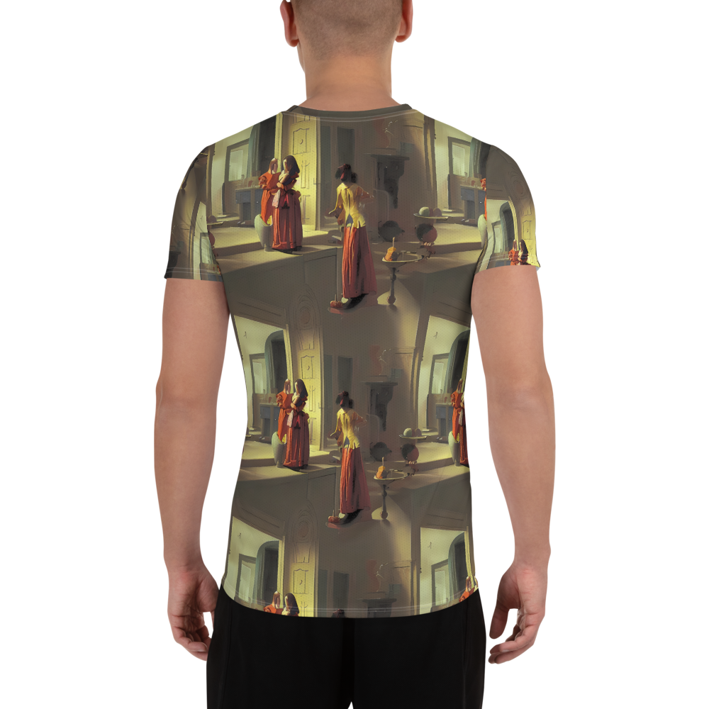 Men's Athletic T-Shirt - Surreal Shadows