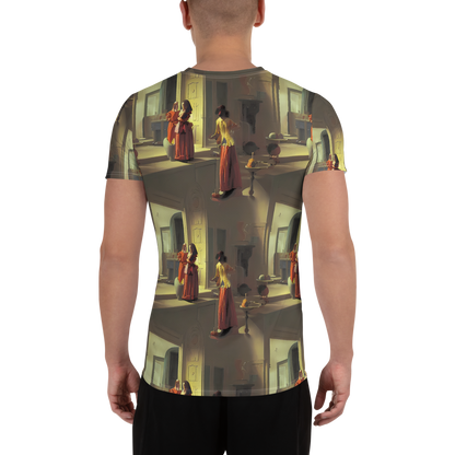 Men's Athletic T-Shirt - Surreal Shadows