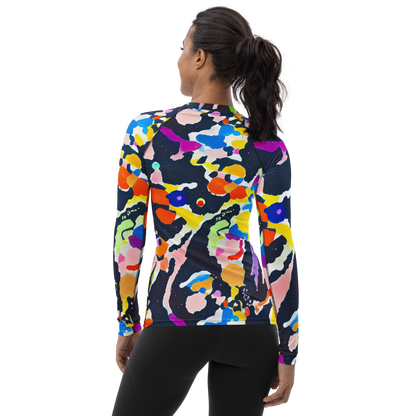 Women's Rash Guard - Kaleido Burst
