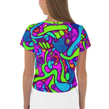 Women's Crop Tee - Funky Vortex