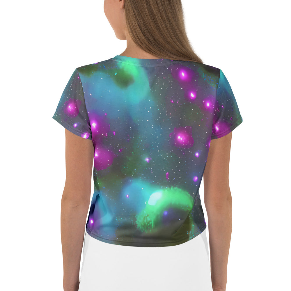 Women's Crop Tee - Interstellar Haze