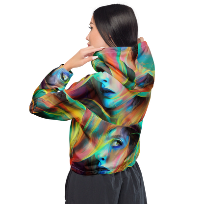 Women's Cropped Windbreaker - Dreamweaver Fusion