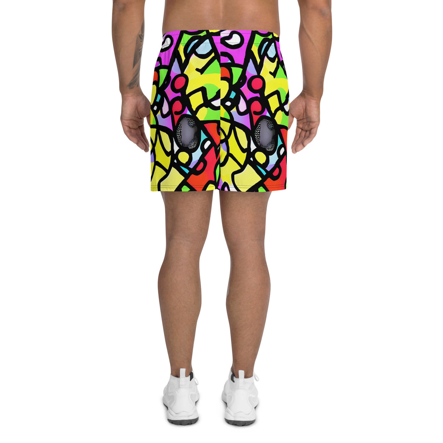 Men's Athletic Shorts - Vivid Serenade