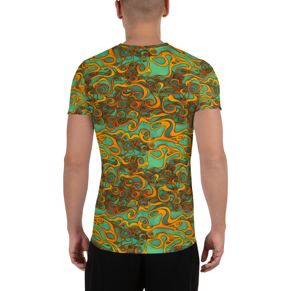 Men's Athletic T-Shirt - Nebula Nodes