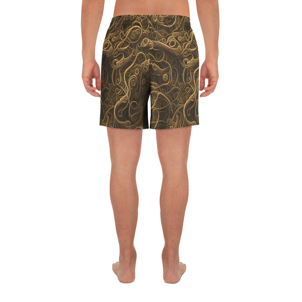Men's Athletic Shorts - Gilded Reverie