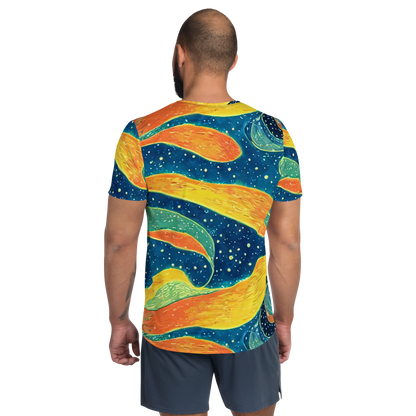 Men's Athletic T-Shirt - Celestial Harmony