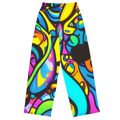 Wide-Leg Pants - Kaleidoscopic Flow