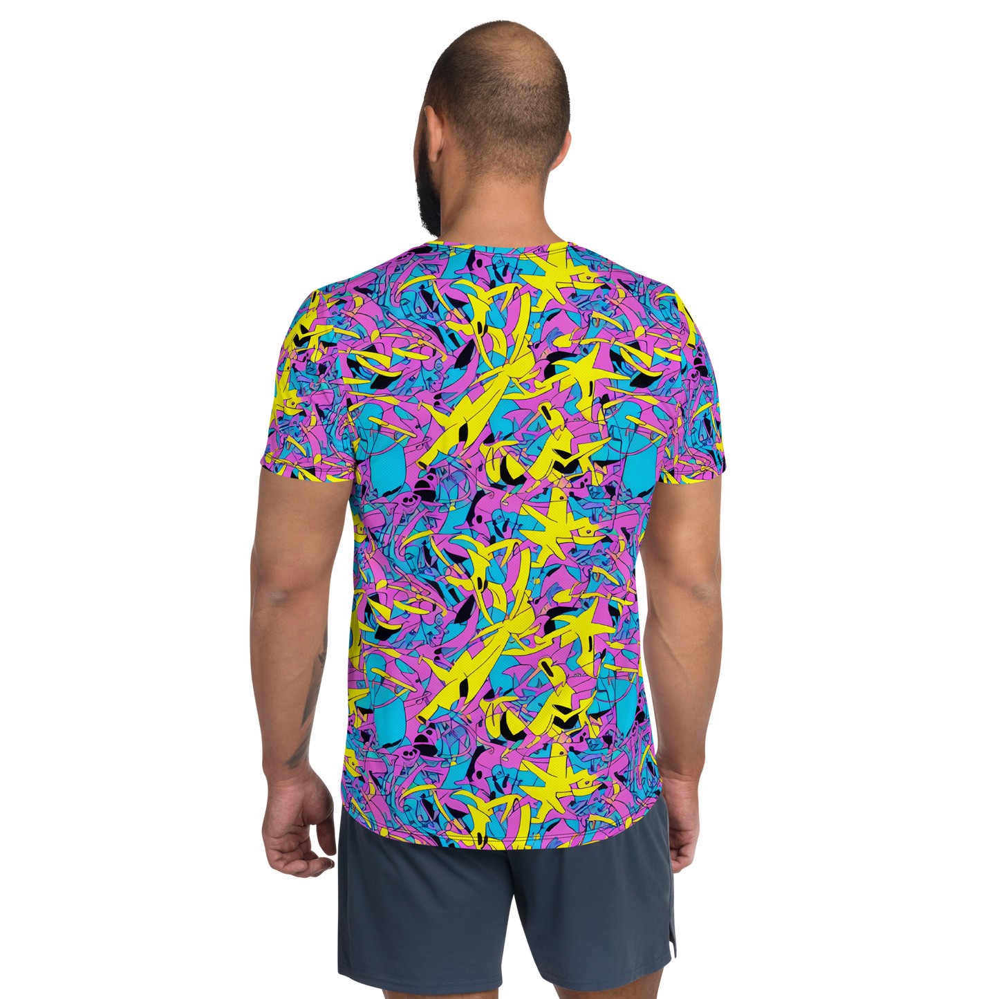 Men's Athletic T-Shirt - Neon Jive