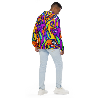 Men's Windbreaker - Kaleido Fish