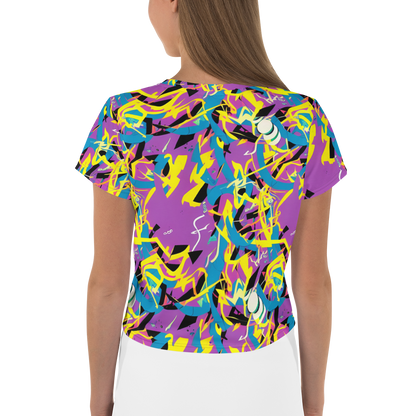 Women's Crop Tee - Galactic Sprawl