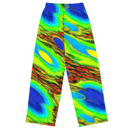 Wide-Leg Pants - Hodgkin's Blaze