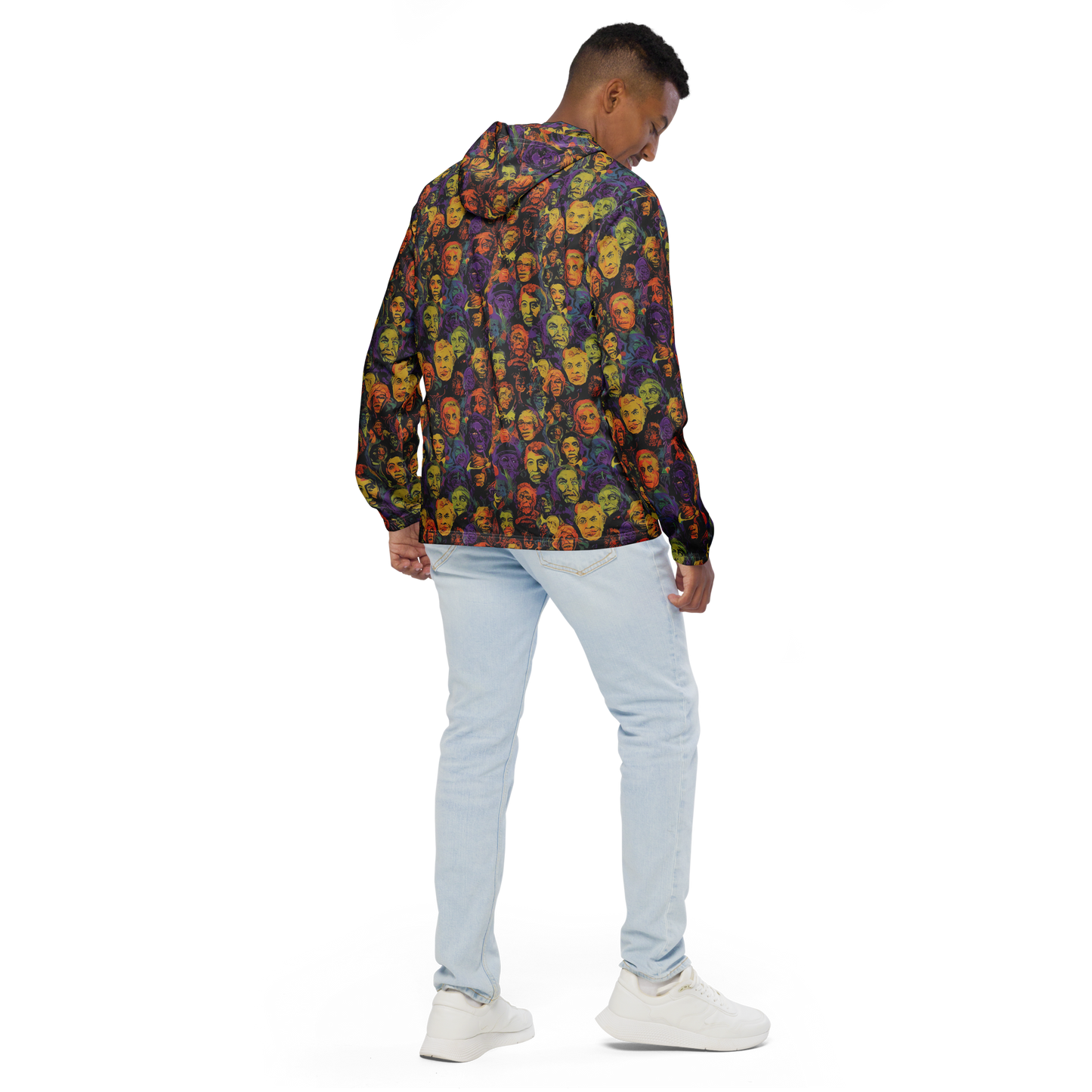 Men's Windbreaker - Kaleidoscopic Spirits