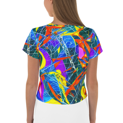 Women's Crop Tee - Arkhipov Waves