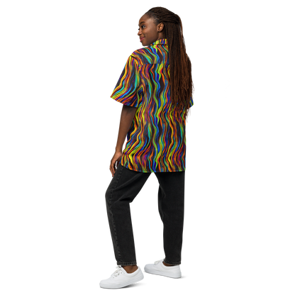 Button Shirt - Celestial Waves