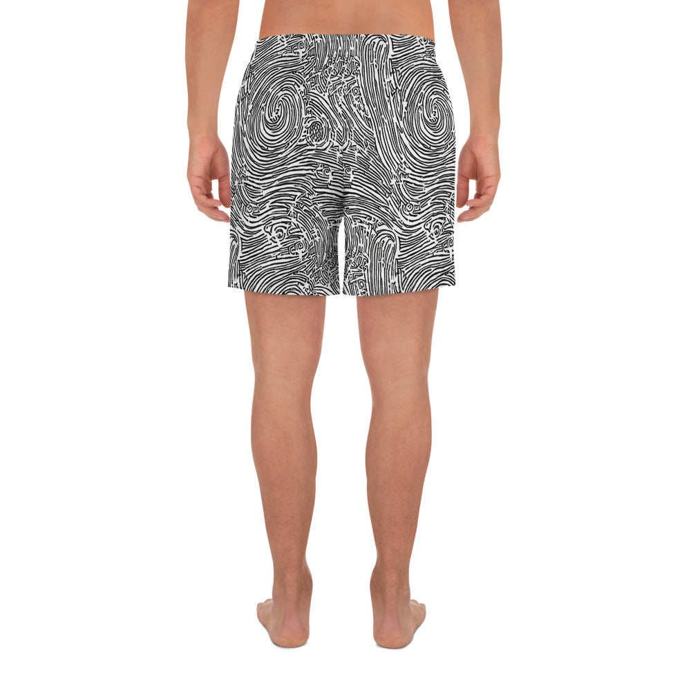 Men's Athletic Shorts - Whirlpool Echoes