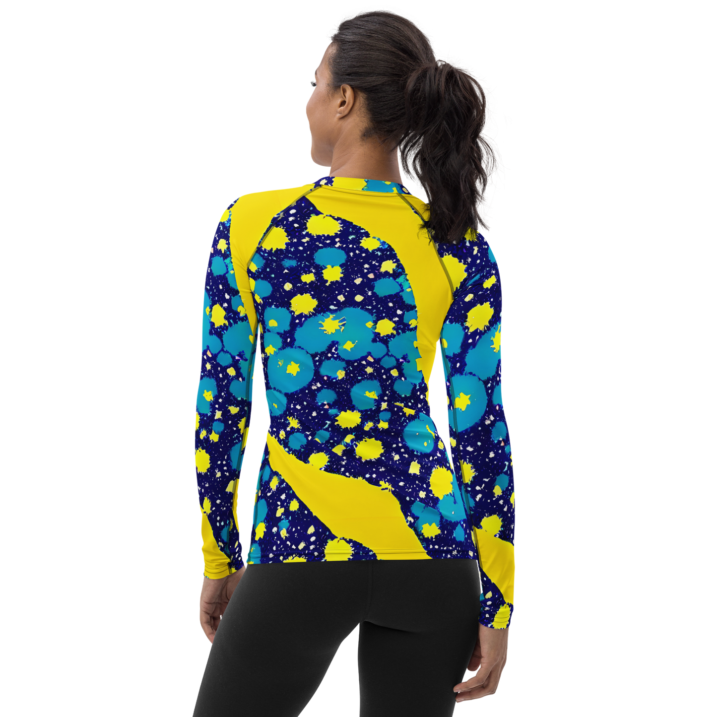 Women's Rash Guard - Starburst Splash