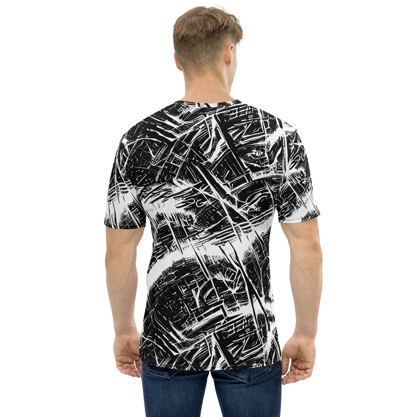 Men's Crew Neck T-Shirt - Ferriss Fractals