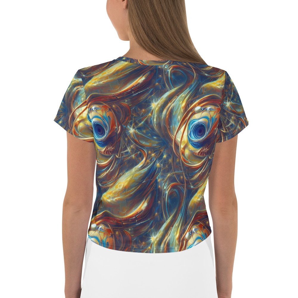 Women's Crop Tee - Celestial Vortex