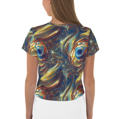 Women's Crop Tee - Celestial Vortex