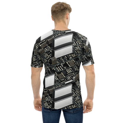 Men's Crew Neck T-Shirt - Electro Essence