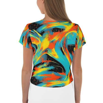 Crop Tee - Solar Swoosh