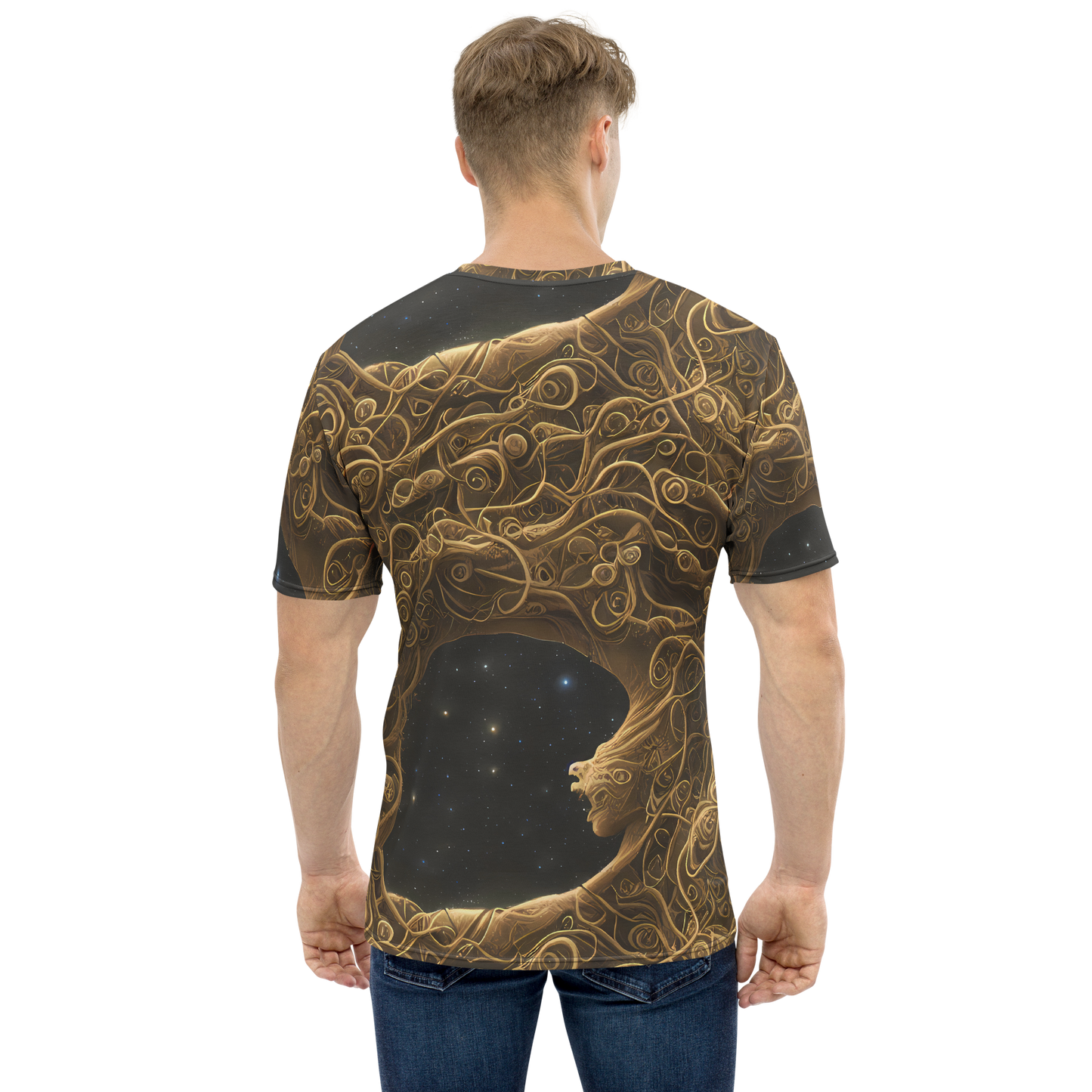 Men's Crew Neck T-Shirt - Gilded Reverie