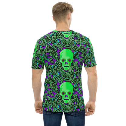 Men's Crew Neck T-Shirt - Ghostly Labyrinth