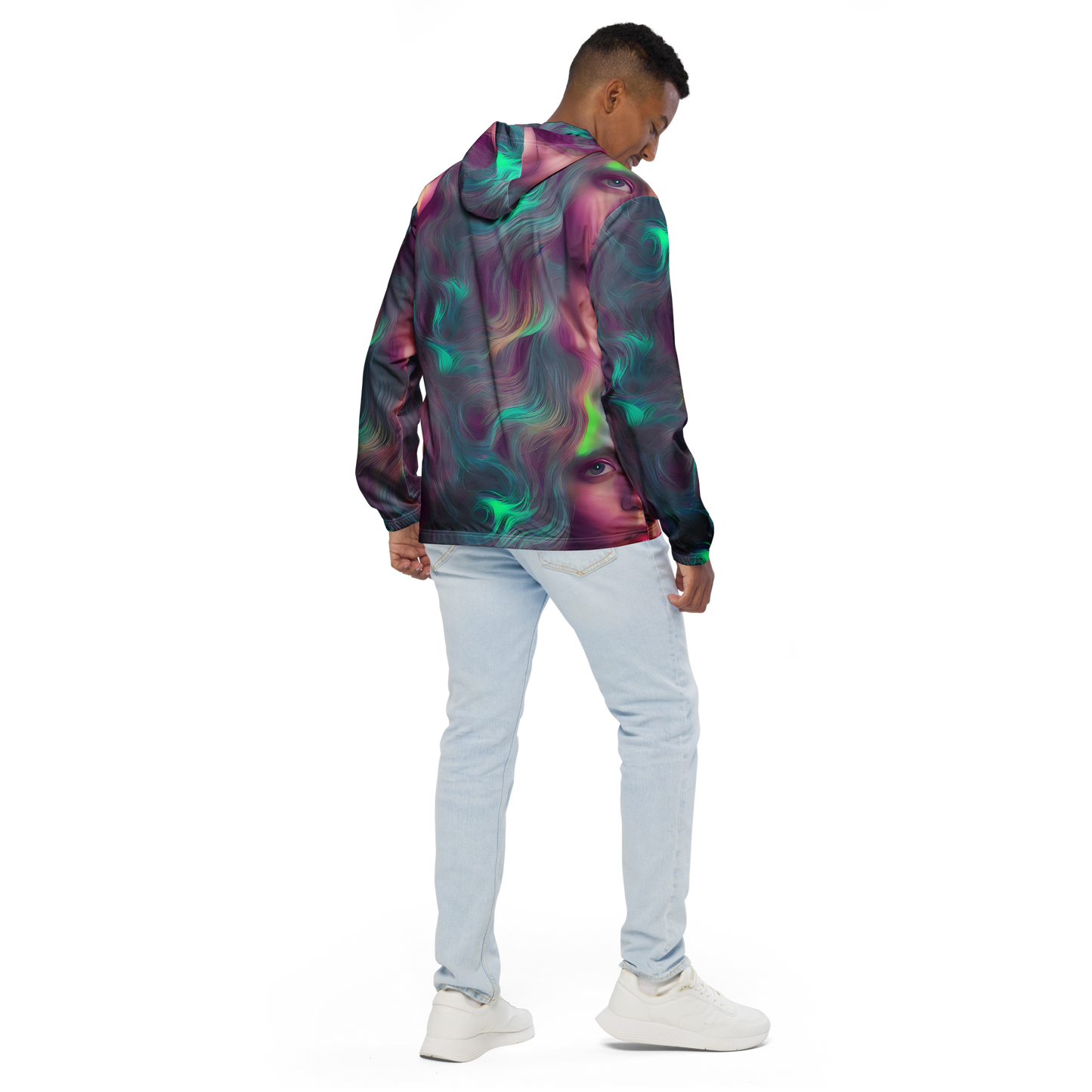 Men's Windbreaker - Surreal Tresses