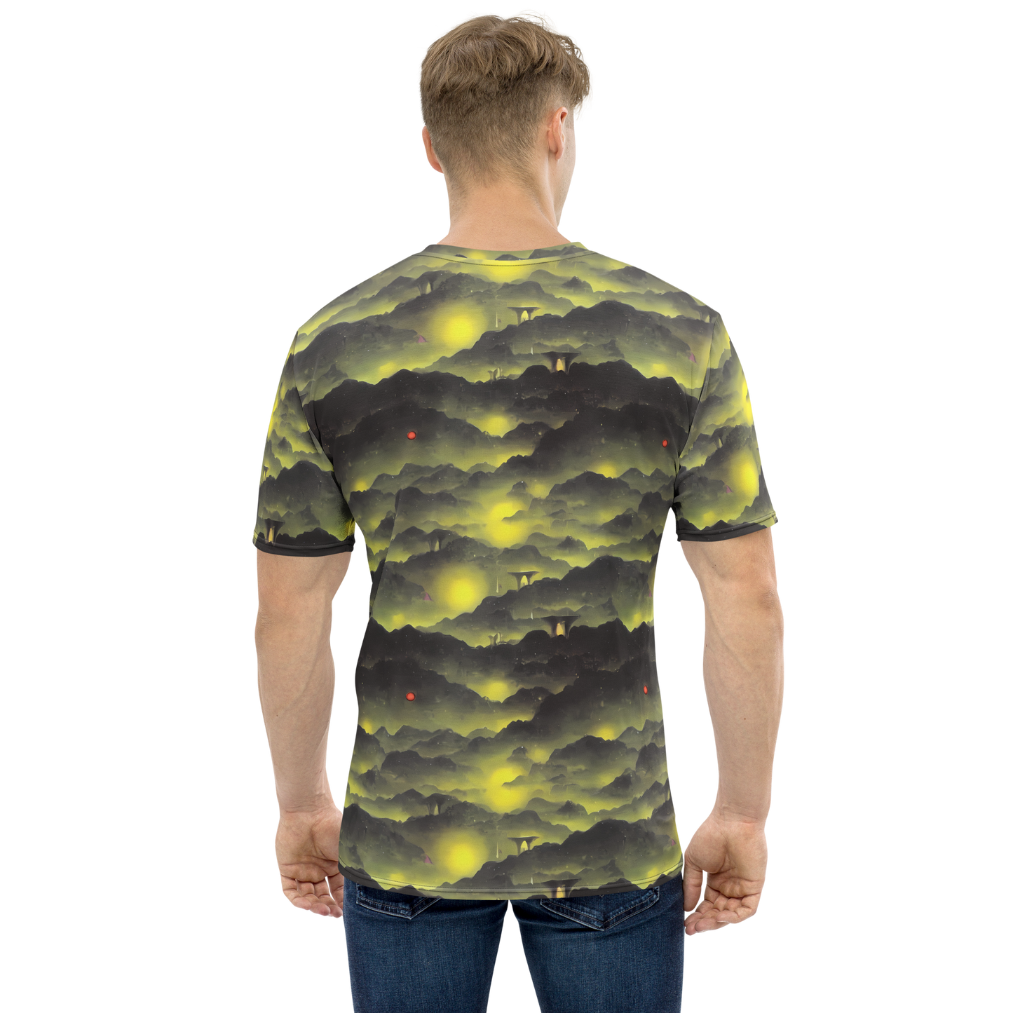 Men's Crew Neck T-Shirt - Spectral Isle