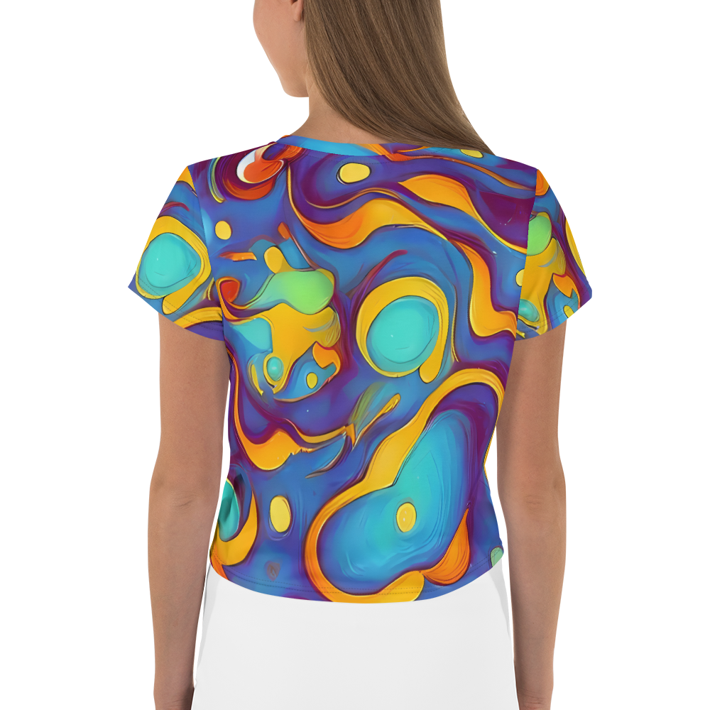 Women's Crop Tee - Pelton Swirl