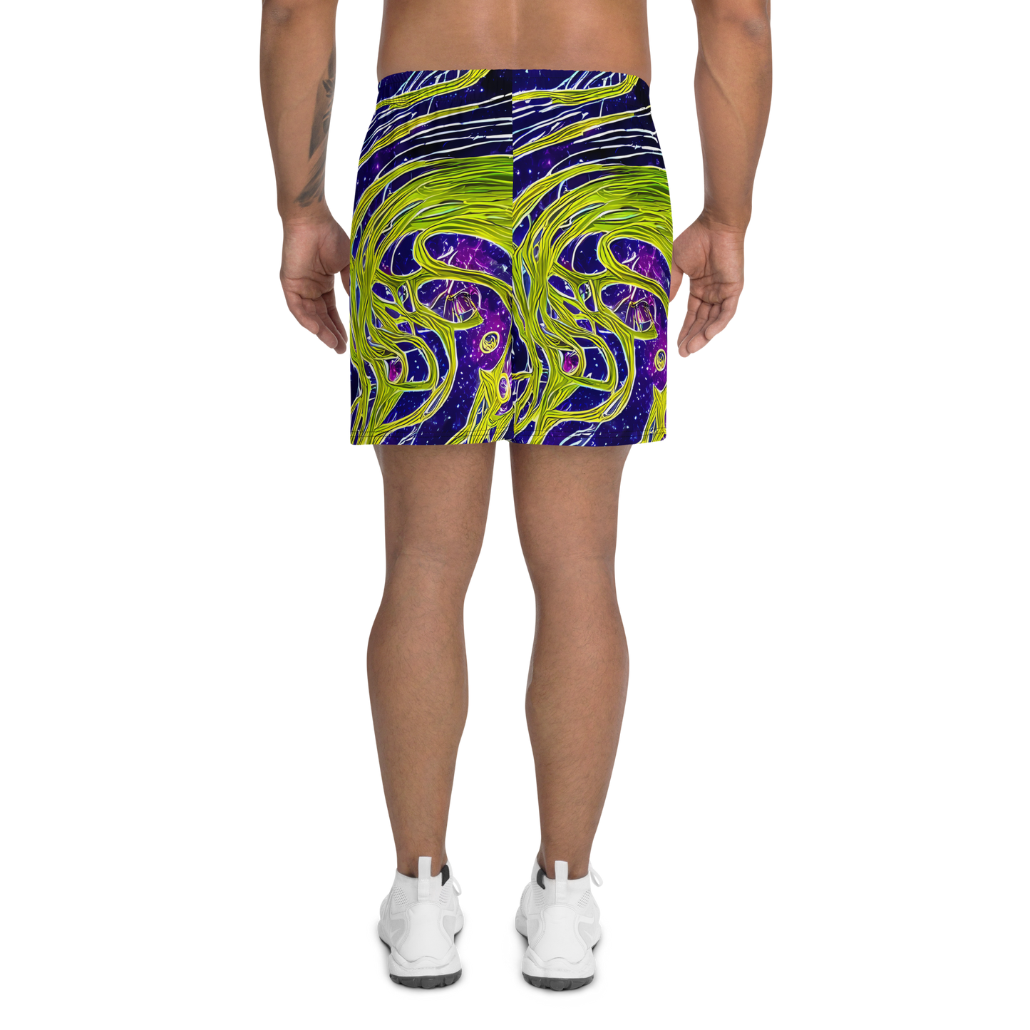 Men's Athletic Shorts - Celestial Scribbles
