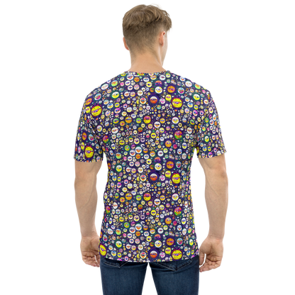 Men's Crew Neck T-Shirt - Whimsical Eyescape