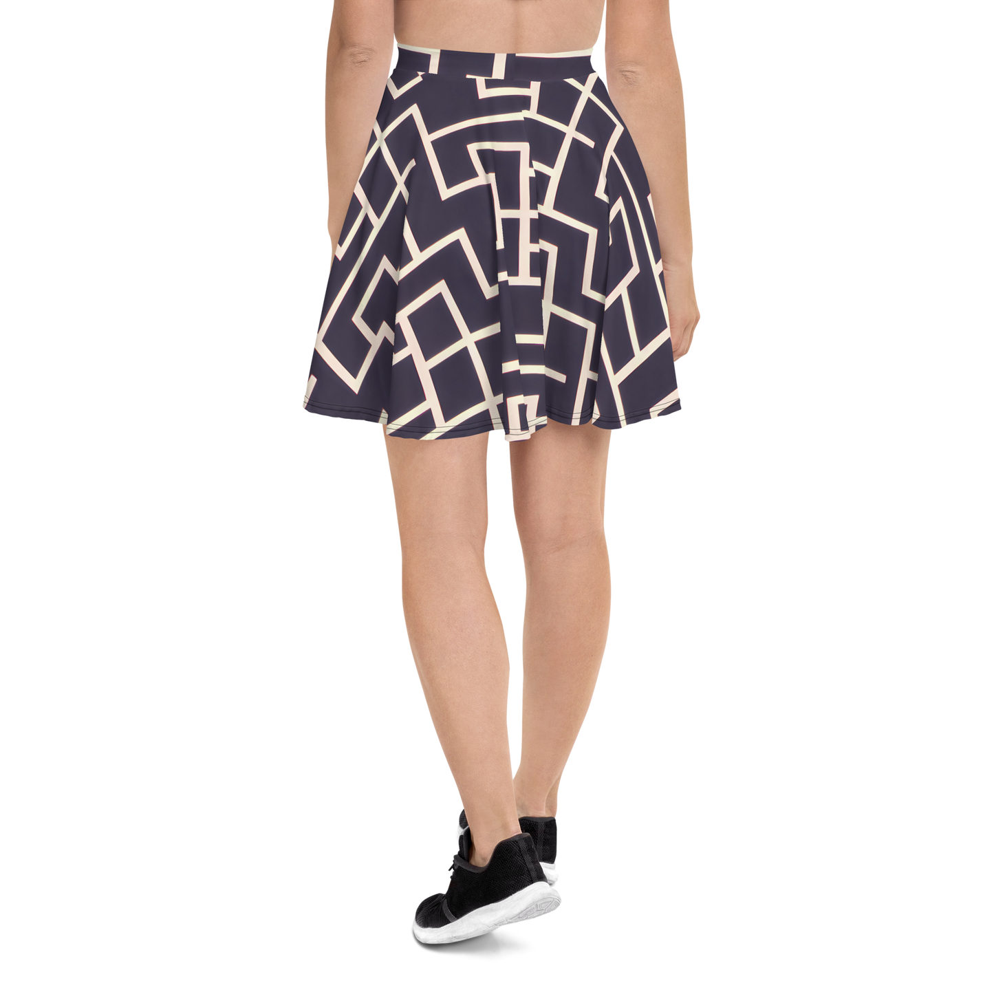 Skater Skirt - Gilded Gridlock