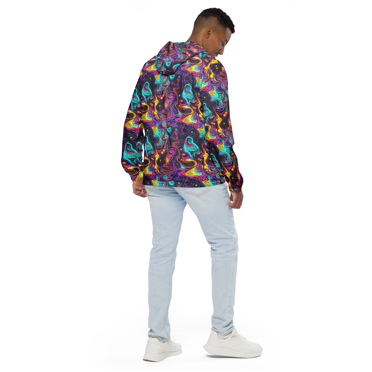 Men's Windbreaker - Hutty Nebula