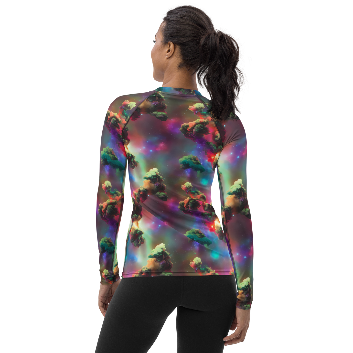 Women's Rash Guard - Nebula Dreams