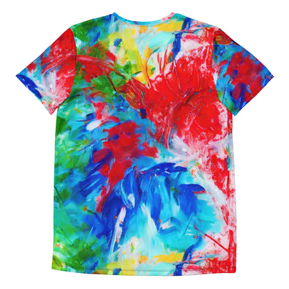 Men's Athletic T-Shirt - Eclectic Breeze